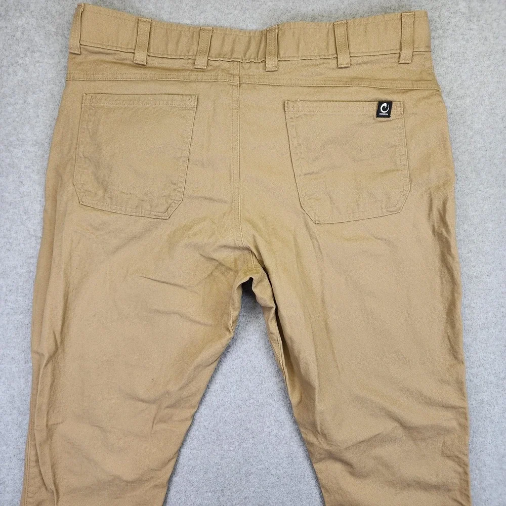 Origin USA Men's 38x32 Moab Stretch Cotton Pant Taper Canvas Tan